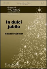 In Dulci Jubilo SATB choral sheet music cover